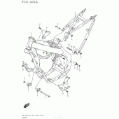 Схема вузла: Рама для Suzuki RM-Z450