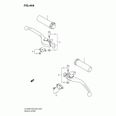Схема вузла: Ручки керма (Model k7/k8/k9) для Suzuki VL1500 Boulevard C90T