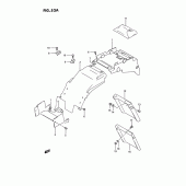 Схема узла: Заднее крыло (Model r/s) для Suzuki GSX-R750