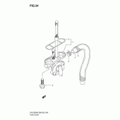 Схема узла: Топливный кран для Suzuki DR-Z250