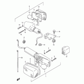Схема вузла: Поворотники (Model s) для Suzuki DR800