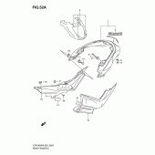 Схема узла: Заднее крыло (Vzr1800zk7/zu2k7/zk8/zu2k8/zk9/zufk9/zl0/zufl0) для Suzuki VZR1800 Intruder M1800R/ Boulevard M109R