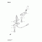 Схема узла: Топливный кран для Suzuki GZ125 Marauder