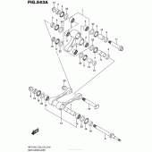 Схема вузла: Важіль прогресії для Suzuki RM-Z250