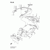 Схема вузла: Заднє крило Suzuki VZ1500 Intruder M1500