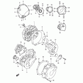 Схема вузла: Кришки картера для Suzuki GSX-R750