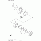 Схема вузла: Балансувальний вал для Suzuki DR-Z400 DR-Z400S