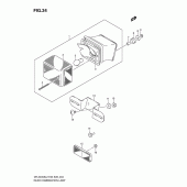 Схема узла: Задний фонарь (Стоп-сигнал) для Suzuki DR-Z400 DR-Z400S