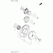Схема вузла: Привід стартера для Suzuki AN650 Burgman (EU analogue of SkyWave)