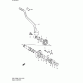 Схема вузла: Кікстартер для Suzuki DR-Z250
