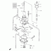 Схема вузла: Карбюратор для Suzuki RMX250