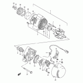 Схема вузла: Генератор для Suzuki GSX750 Katana