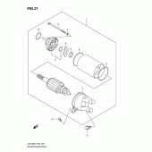 Схема узла: Стартер электрический для Suzuki UH125 Burgman