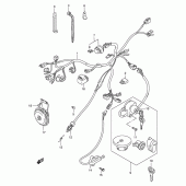 Схема вузла: Електропроводка Suzuki LS650 Savage