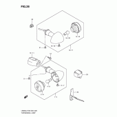 Схема узла: Поворотники для Suzuki LS650 Boulevard S40