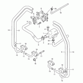 Схема узла: Система индукции воздуха для Suzuki GSX600 Katana