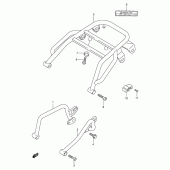 Схема вузла: Grip - carrier (Model k1) для Suzuki DR650 DR650SE