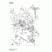 Схема вузла: Карбюратор (Gs500fh p33) для Suzuki GS500