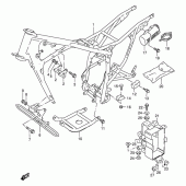 Схема вузла: Рама для Suzuki DF200