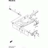 Схема вузла: Задній важіль (Маятник) для Suzuki DL650 V-Strom