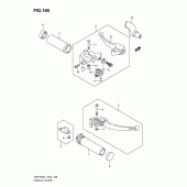 Схема вузла: Ручки керма (Vzr1800l1 e51) для Suzuki VZR1800 Intruder M1800R/ Boulevard M109R