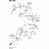 Схема узла: Заднее крыло для Suzuki VZ1500 Boulevard M90