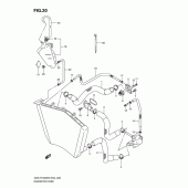 Схема узла: Патрубок системы охлаждения для Suzuki GSX-R1000