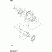 Схема вузла: Балансувальний вал Suzuki LS650 Boulevard S40