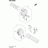 Схема вузла: Пульт управління рульовий для Suzuki GSX-R750