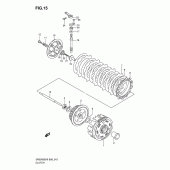 Схема узла: Сцепление для Suzuki DR200 DR200SE