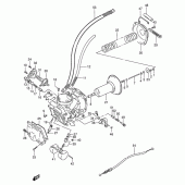 Схема вузла: Карбюратор (Front)(model n/p/r) для Suzuki VS800 Intruder 800