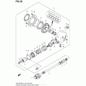 Схема узла: Редуктор & Карданный вал для Suzuki VZR1800 Boulevard M109R B.O.S.S