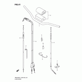 Схема узла: Руль & Тросики для Suzuki RMX450