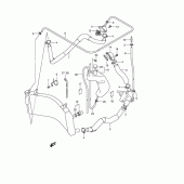 Схема вузла: Патрубок системи охолодження для Suzuki GSX1300 Hayabusa