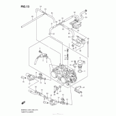 Схема узла: Throttle Body (An650L3 E33) для Suzuki AN650 Burgman (EU analogue of SkyWave)