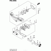 Схема вузла: Задній ліхтар (Стоп-сигнал) для Suzuki DL650 V-Strom