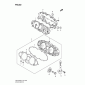 Схема вузла: Спідометр (Gsx1300rl1 e2) для Suzuki GSX1300 Hayabusa