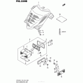 Схема узла: Задний фонарь (Стоп-сигнал) (Vzr1800Bzl7 E03) для Suzuki VZR1800 Boulevard M109R B.O.S.S