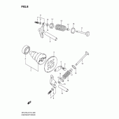 Схема узла: Распредвал & Клапан для Suzuki DR-Z70