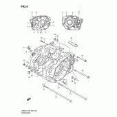 Схема вузла: Картер двигуна для Suzuki LS650 Boulevard S40