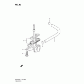 Схема узла: Топливный кран для Suzuki DR200 DR200SE