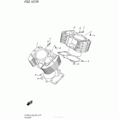 Схема вузла: Циліндр для Suzuki VZ1500 Boulevard M90