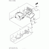 Схема узла: Задний фонарь (Стоп-сигнал) для Suzuki LS650 Boulevard S40
