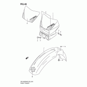 Схема узла: Переднее крыло (Model k5) для Suzuki DR-Z400 DR-Z400SM
