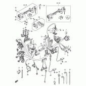 Схема вузла: Електропроводка (An650k3/lk3) для Suzuki AN650 Burgman (EU analogue of SkyWave)