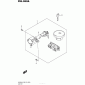 Схема узла: Замки для Suzuki UH200 Burgman