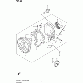 Схема вузла: Фара (Vl800Bl4 E03) для Suzuki VL800 Boulevard C50 BOSS