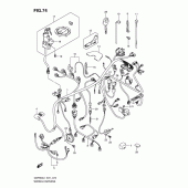 Схема узла: Электропроводка (Gsf650sual1 e21) для Suzuki GSF650 Bandit S