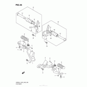 Схема вузла: Підніжки для Suzuki VZ800 Boulevard M50