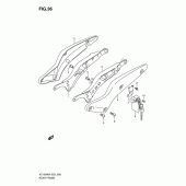 Схема узла: Кронштейн заднего крыла для Suzuki VZ1500 Intruder M1500